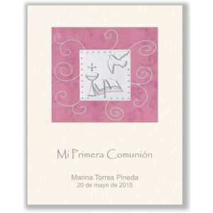 LIBRO LUXURY COMUNION 21715 ROSA