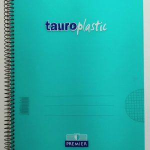 BLOC ESPIRAL F? 80H PP CUADRO 4MM 90GR VERDE MAR