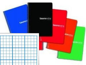 BLOC ESPIRAL 4? 80H PP RAYADO 46 EXTRA TAURO