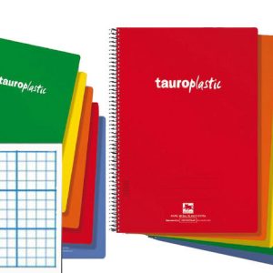 BLOC ESPIRAL FOLIO 80H PP RAYADO 46 90GR COLORES SURTIDOS