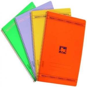 BLOC ESPIRAL FOLIO 80H PP PAUTA 3,5 90GR COLORES SURTIDOS