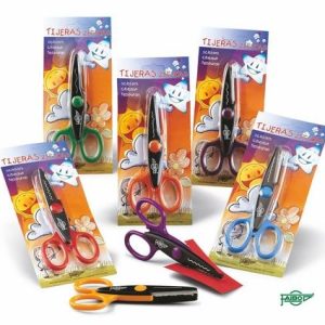 TIJERA DENTADA BLISTER-1 13CM