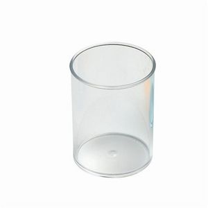 CUBILETE PLASTICO TRANSLUCIDO CRISTAL