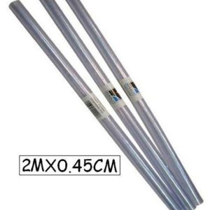 FORRALIBROS ROLLO PLASTICO 2X045 RENOLIT TRANSPARENTE