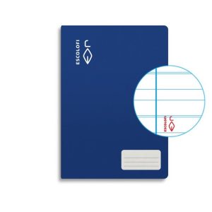 LIBRETA 4? 32H 70GR PAUTA MONTESSORI 5MM AZUL