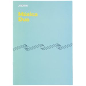 CUADERNO MUSICA DUO 8 PENTAGRAMAS PAUTA ESTRECHA 2MM