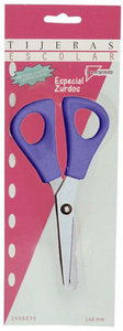 TIJERA ESCOLAR 140MM ZURDOS BLISTER