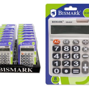 CALCULADORA 8 DIGITOS GRANDES 8137
