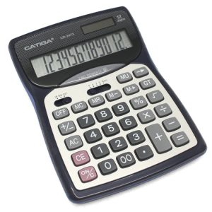 CALCULADORA 12 DIGITOS GRANDES BISMARK