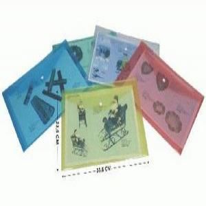 SOBRE PORTADOCUMENTOS PP A4 CON BROCHE TRANSPARENTE