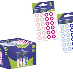 ARANDELAS DE REFUERZO GLITTER 24 UNIDADES