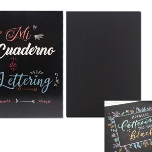 CUADERNO DE LETTERING A4 50H NEGRAS 80G
