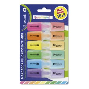 MINI ROTULADOR BISMARK NEON-PASTEL 12U