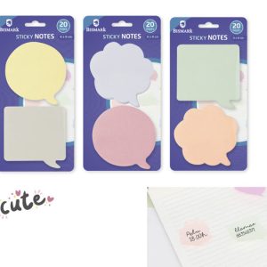 NOTAS PLANNER ADHESIVAS FORMAS PET BLISTER 2 UDS