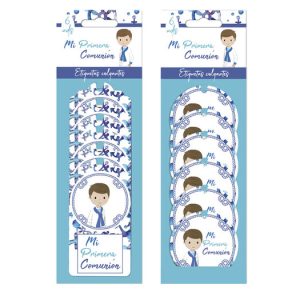 ETIQUETAS COLGANTES NI?O 6U MI PRIMERA COMUNION
