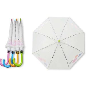 PARAGUAS AUTOMATICO SEMITRANSPARENTE NUBES ADULTO