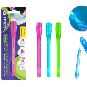 BOLIGRAFO TINTA INVISIBLE DOBLE PUNTA COLORES SURTIDOS