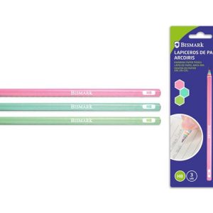 SET DE 3 LAPICES HB RAINBOW
