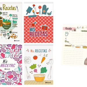 CUADERNO RECETAS A5 MODELOS SURTIDOS ENCOLADO