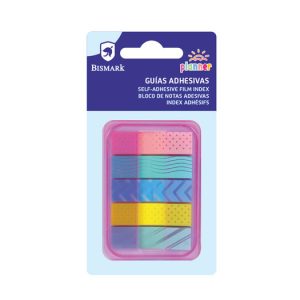 EXPOSITOR 24 TACO ADHESIVO GUIAS DECORADAS 5X30 HOJAS