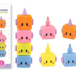 SET 3 ROTULADORES ROBOT