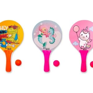 PALAS TENIS PLAYA MADERA INFANTIL