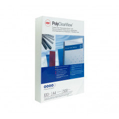 PORTADA POLICOVER 500 MICRAS TRANSPARENTES BLANCAS