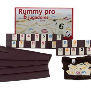 JUEGO RUMMY PRO 6 JUGADORES