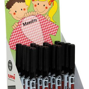 EXPOSITOR 36 ROTULADOR UNIBALL PAINT TELA NEGRO