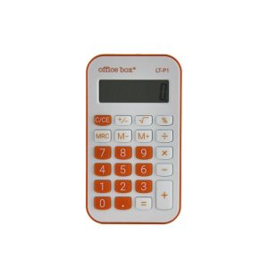 CALCULADORA POCKET NARANJA 8 DIGITOS