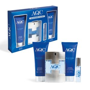 SET FRAGRANCES BLUE POWER FOR MEN 4P AQC CABALLERO
