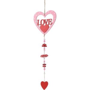 COLGANTES DECORATIVOS FORMA CORAZON SURTIDO