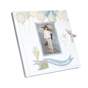LIBRO FOTOS COMUNION NI?O GLOBOS 44P A COLOR