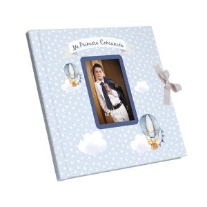 LIBRO FOTOS COMUNION NI?O GLOBOS