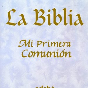 BIBLIA MI PRIMERA COMUNION PORTADA NACARADA