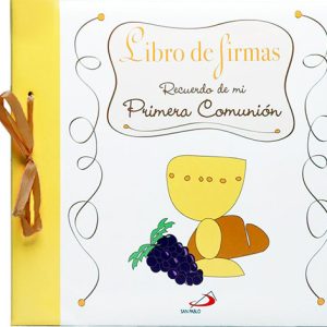 LIBRO DE FIRMAS RECUERDO DE MI PRIMERA COMUNION