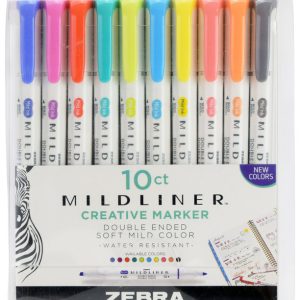 ROTULADOR ZEBRA MILDLINER DOBLE PUNTA FRIENDLY Y REFRESH 10