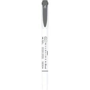 ROTULADOR ZEBRA MILDLINER DOBLE PUNTA PINCEL GRIS OSCURO