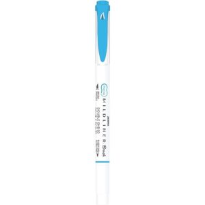 ROTULADOR ZEBRA MILDLINER DOBLE PUNTA PINCEL AZUL CYAN