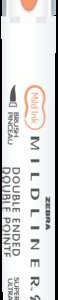ROTULADOR ZEBRA MILDLINER DOBLE PUNTA PINCEL MELOCOTON