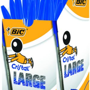 BOLIGRAFO BIC CRISTAL LARGE 1,6 AZUL