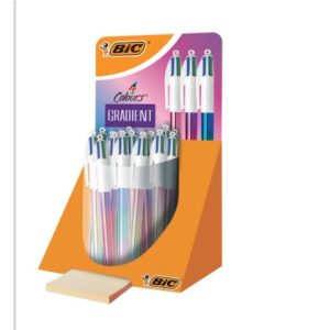EXPOSITOR 30 BOLIGRAFO BIC 4 COLORES GRADIENT