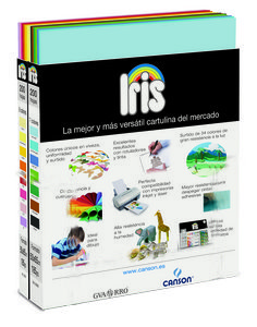 CARTULINA 50X65 IRIS 185G EXP 200H COLORES PALIDOS