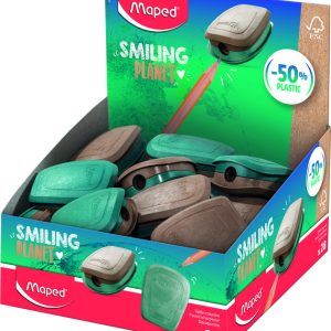 SACAPUNTAS MAPED 1 USO SMILING PLANET FSC MIX