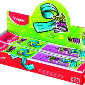 REGLA MAPED TWIST'N FLEX 15 CM FLEXIBLE