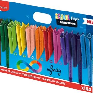 LAPIZ MAPED INFINITY SCHOOL PACK 144 COLORES