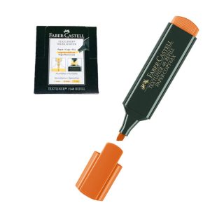 MARCADOR FABER CASTELL TEXTLINER 1548 FLUOR NARANJA