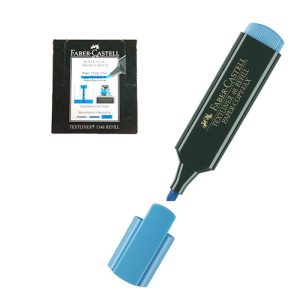 MARCADOR FABER CASTELL TEXTLINER 1548 FLUOR AZUL