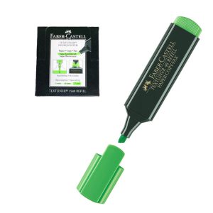 MARCADOR FABER TEXTLINER 1548 FLUOR VERDE