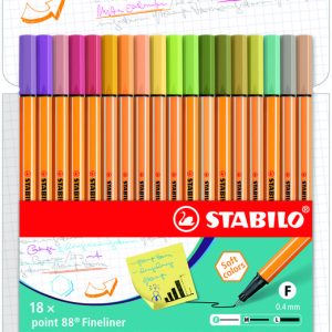 ROTULADOR POINT 88 ESTUCHE DE 18 COLORES